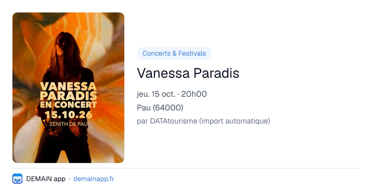 Vanessa Paradis — Pau