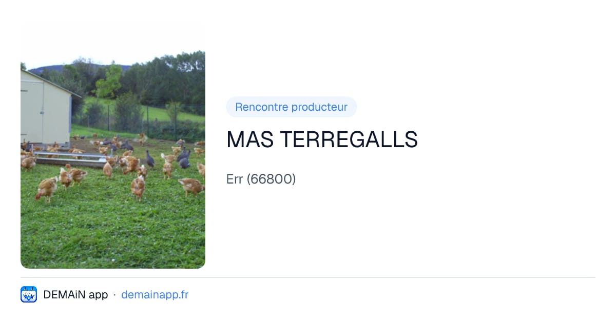 MAS TERREGALLS — Err