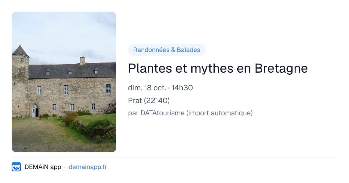 Plantes et mythes en Bretagne — Prat