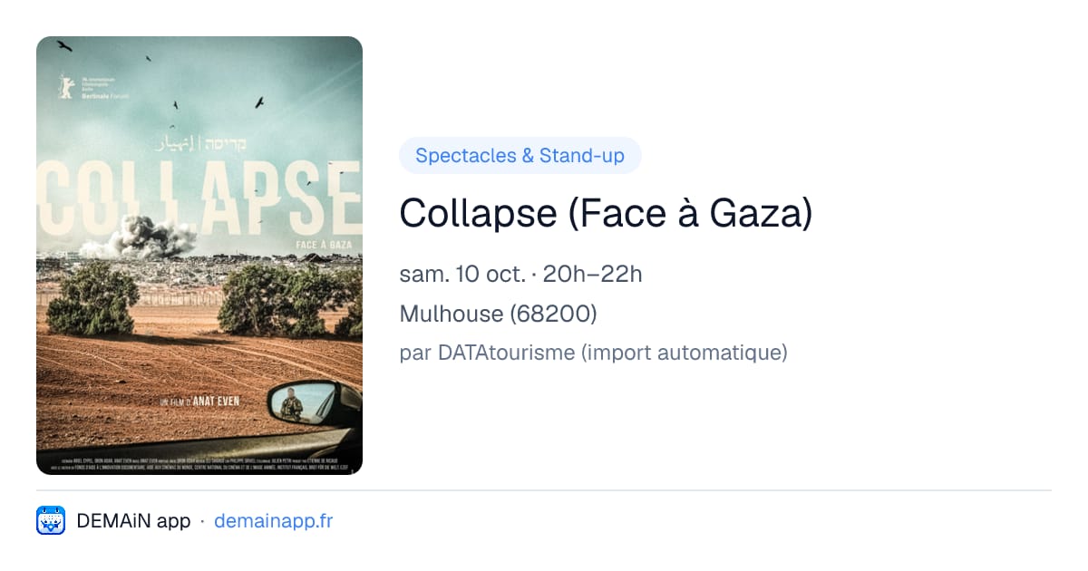 Collapse (Face à Gaza) — Mulhouse