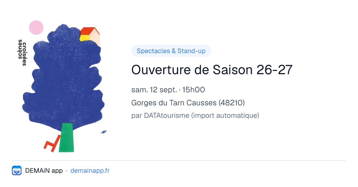 Ouverture de Saison 26-27 — Gorges du Tarn Causses