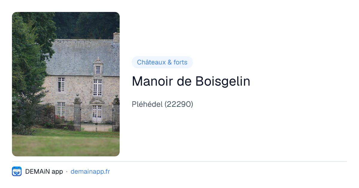 Manoir de Boisgelin — Pléhédel