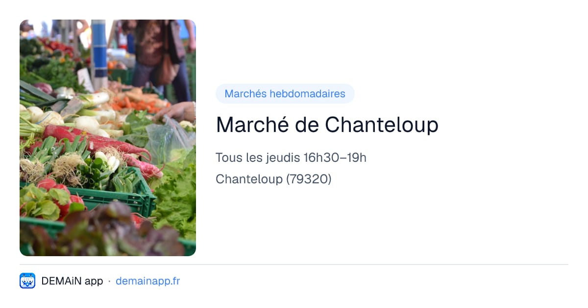 Marché de Chanteloup — Chanteloup