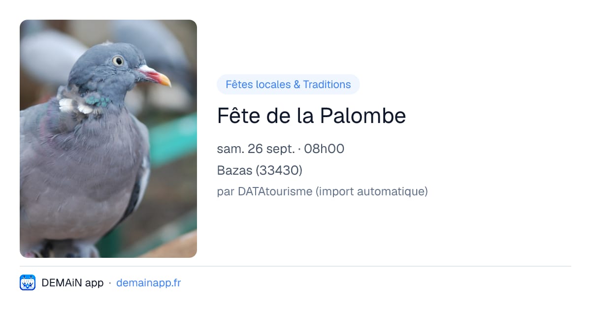Fête de la Palombe — Bazas