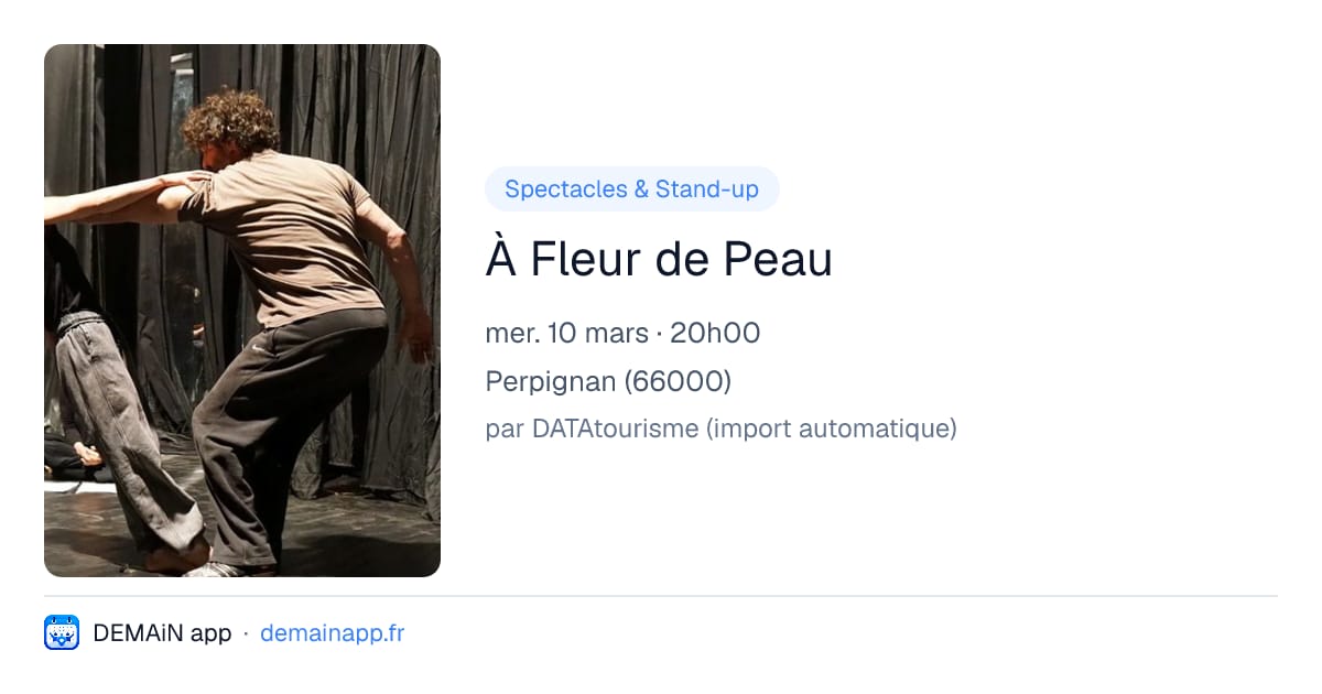À Fleur de Peau — Perpignan