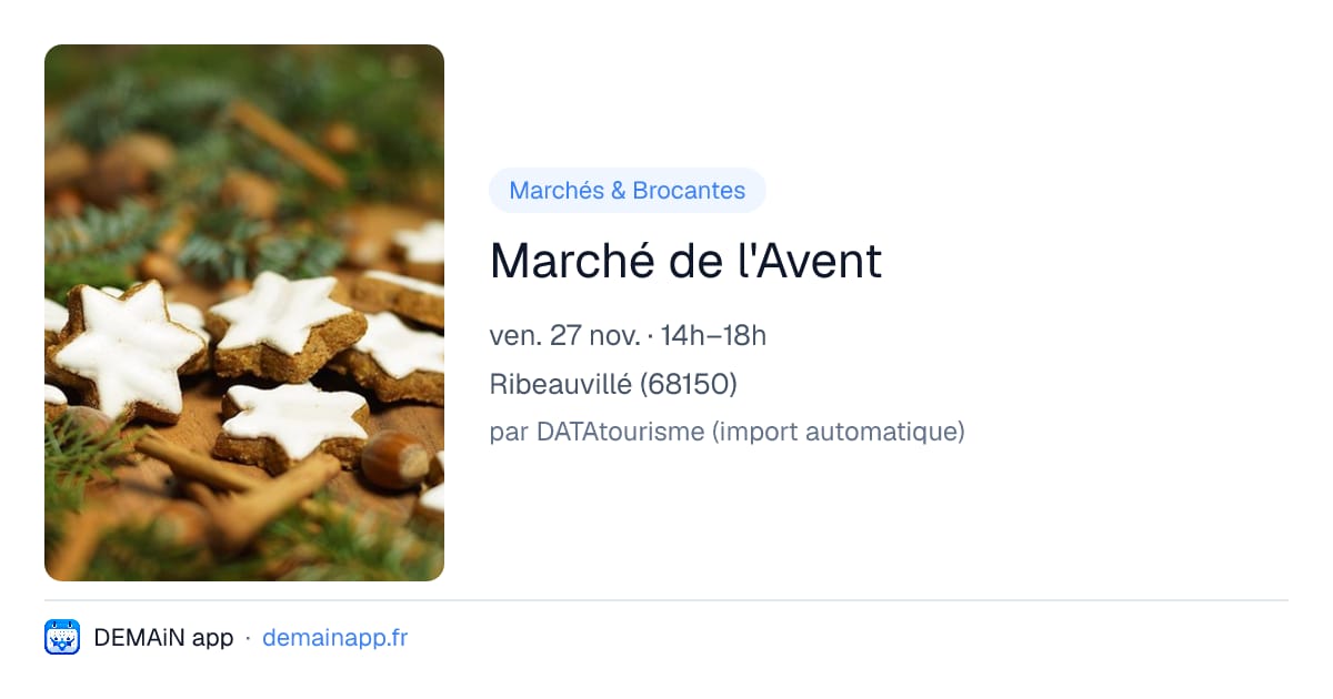 Marché de l'Avent — Ribeauvillé