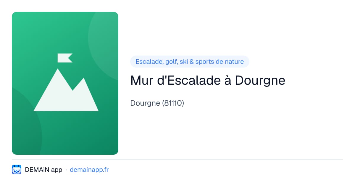 Mur d'Escalade à Dourgne — Dourgne