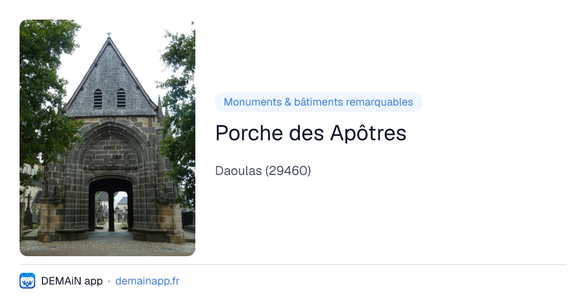 Porche des Apôtres — Daoulas