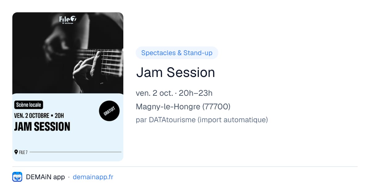 Jam Session — Magny-le-Hongre