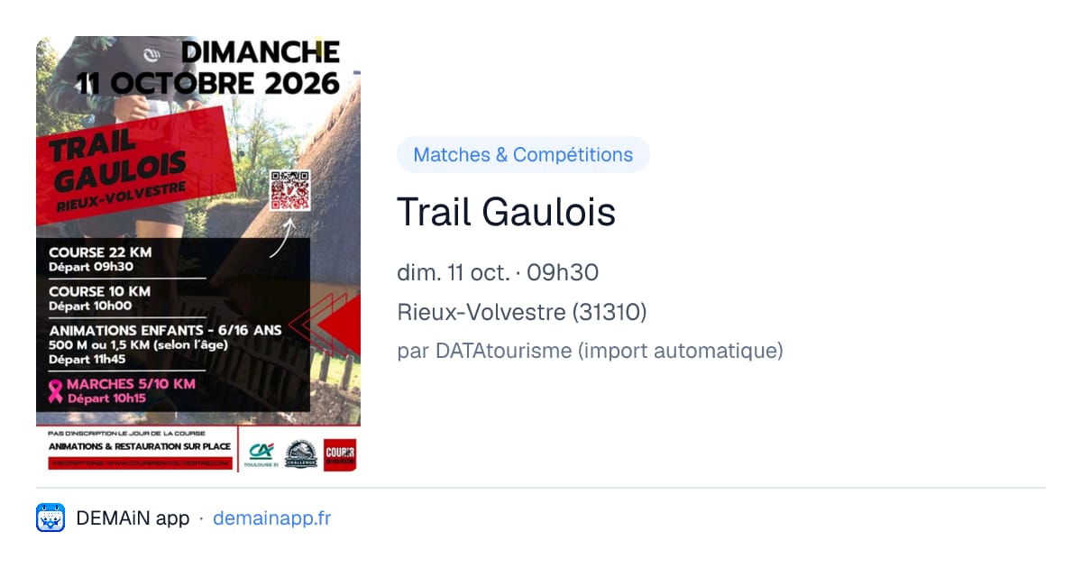 Trail Gaulois — Rieux-Volvestre