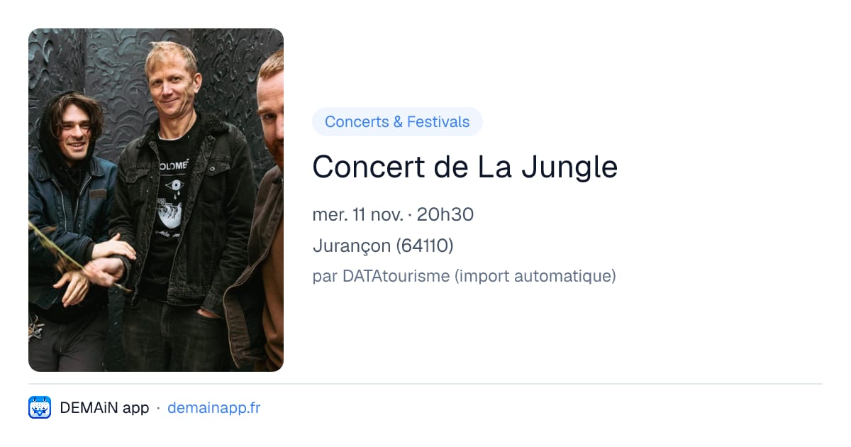 Concert de La Jungle — Jurançon