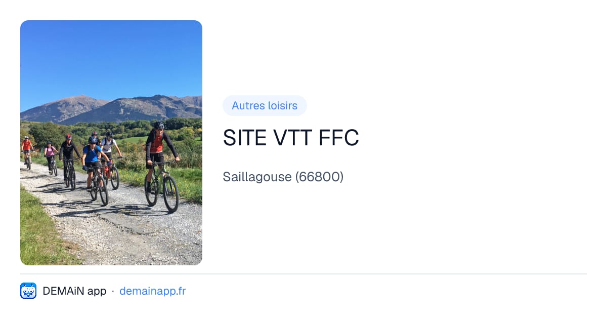 SITE VTT FFC — Saillagouse