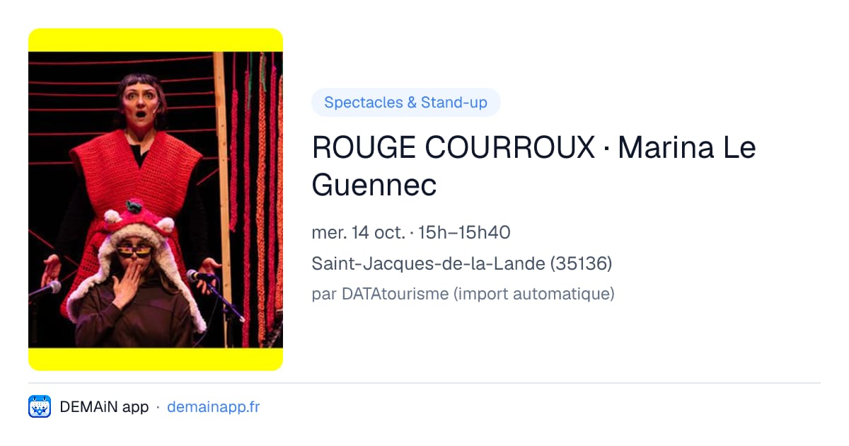 ROUGE COURROUX · Marina Le Guennec — Saint-Jacques-de-la-Lande