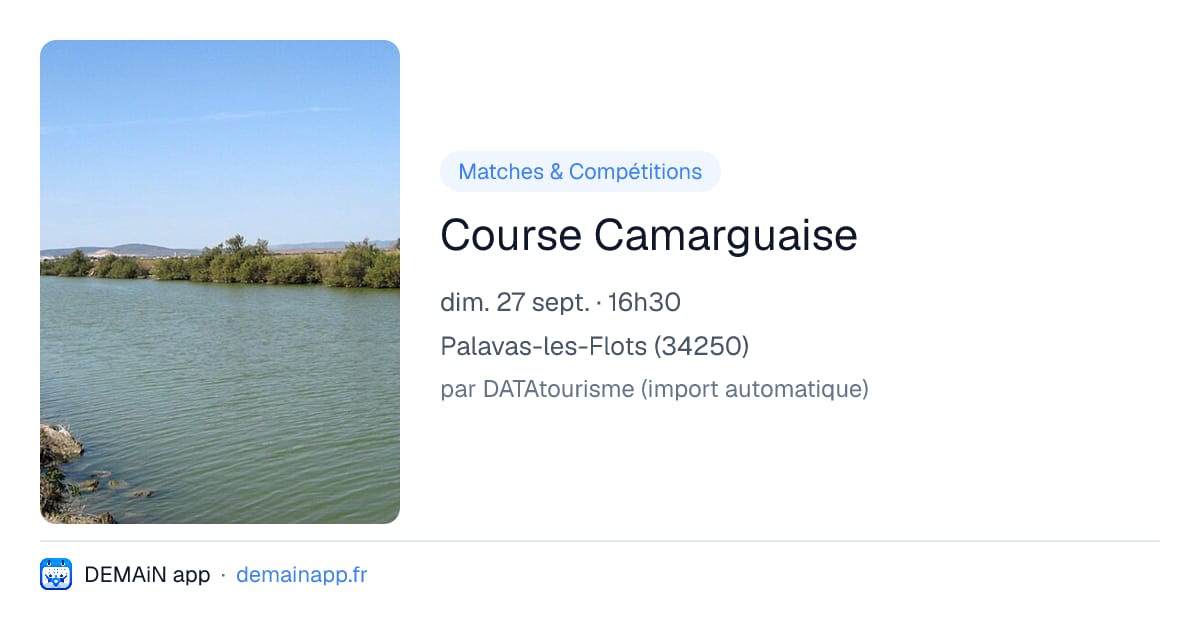 Course Camarguaise — Palavas-les-Flots