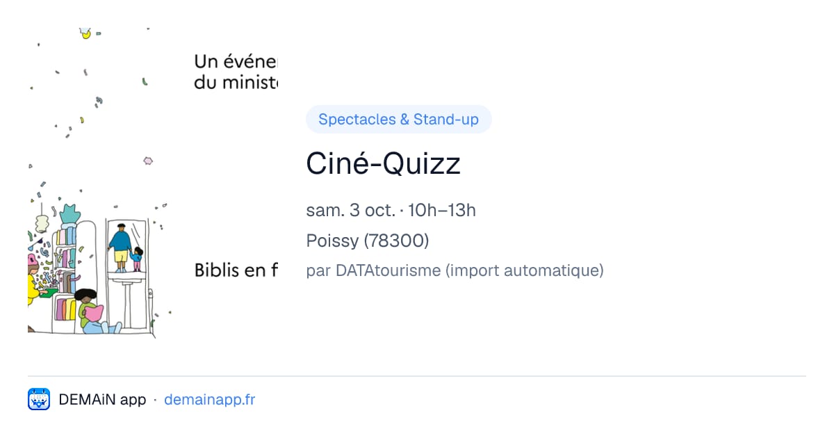 Ciné-Quizz — Poissy
