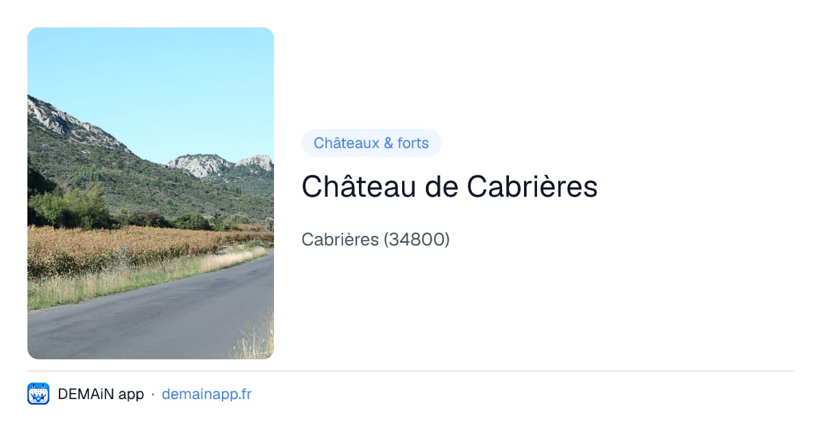 Château de Cabrières — Cabrières