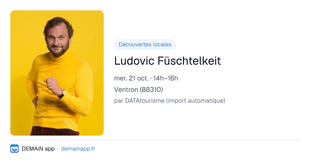 Ludovic Füschtelkeit — Ventron