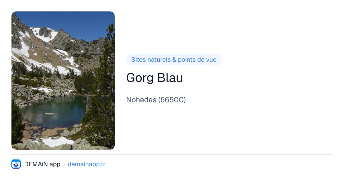 Gorg Blau — Nohèdes
