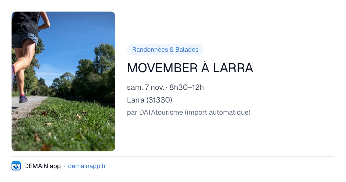MOVEMBER À LARRA — Larra