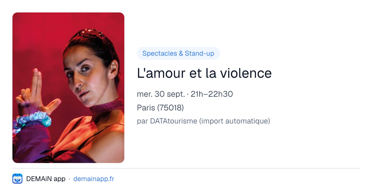 L'amour et la violence — Paris