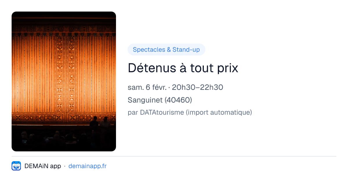 Détenus à tout prix — Sanguinet