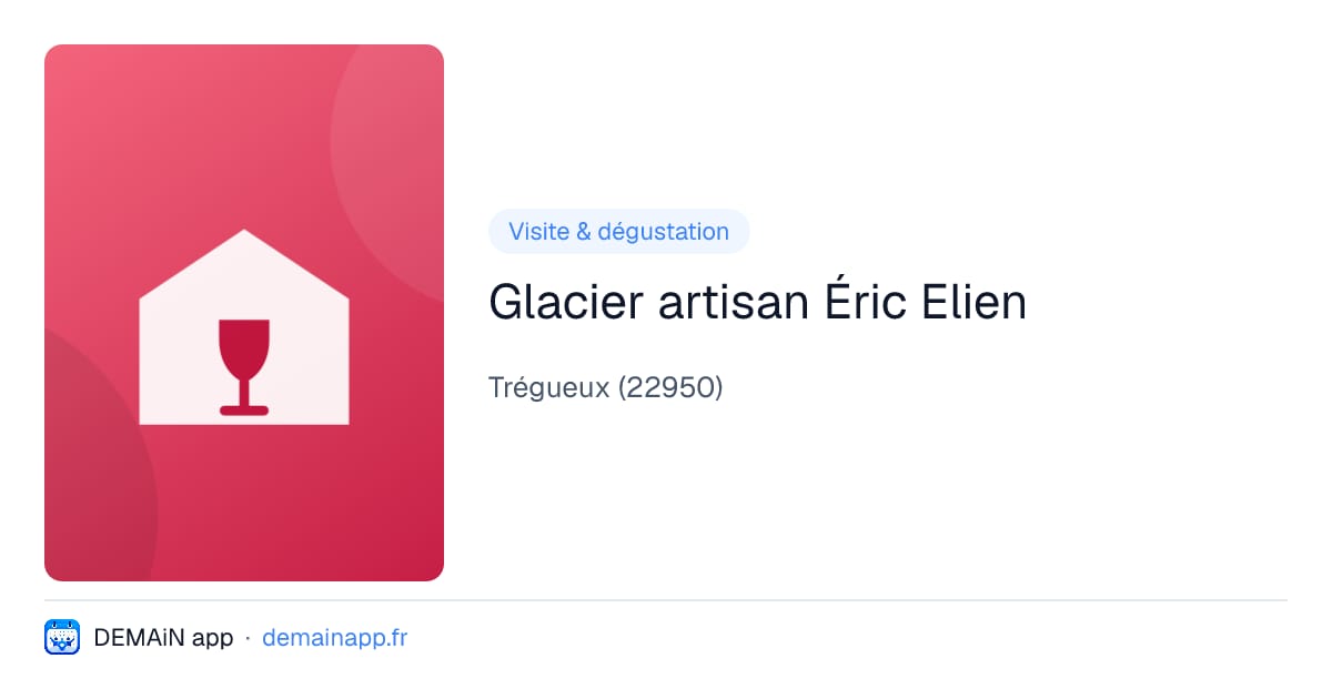 Glacier artisan Éric Elien — Trégueux