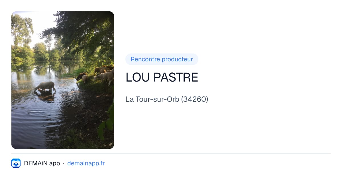 LOU PASTRE — La Tour-sur-Orb
