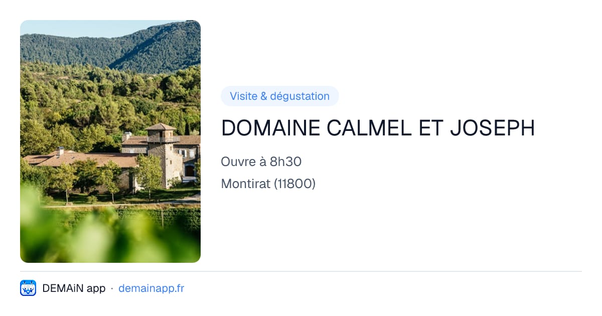 DOMAINE CALMEL ET JOSEPH — Montirat