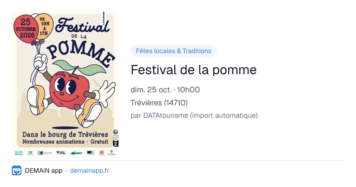 Festival de la pomme — Trévières