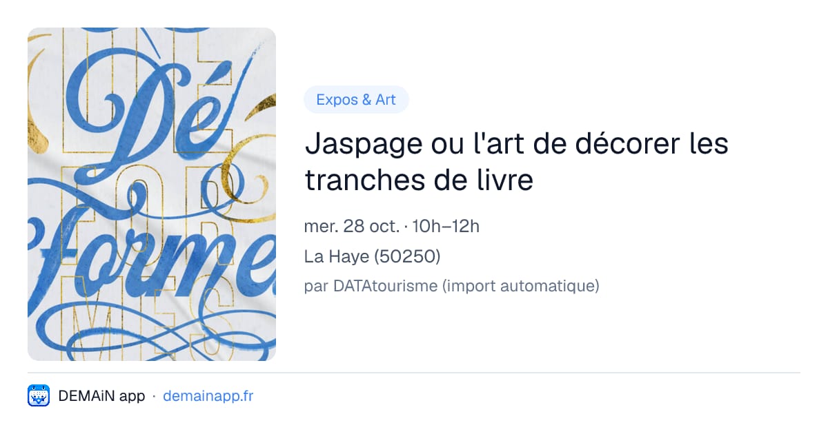 Jaspage ou l'art de décorer les tranches de livre — La Haye