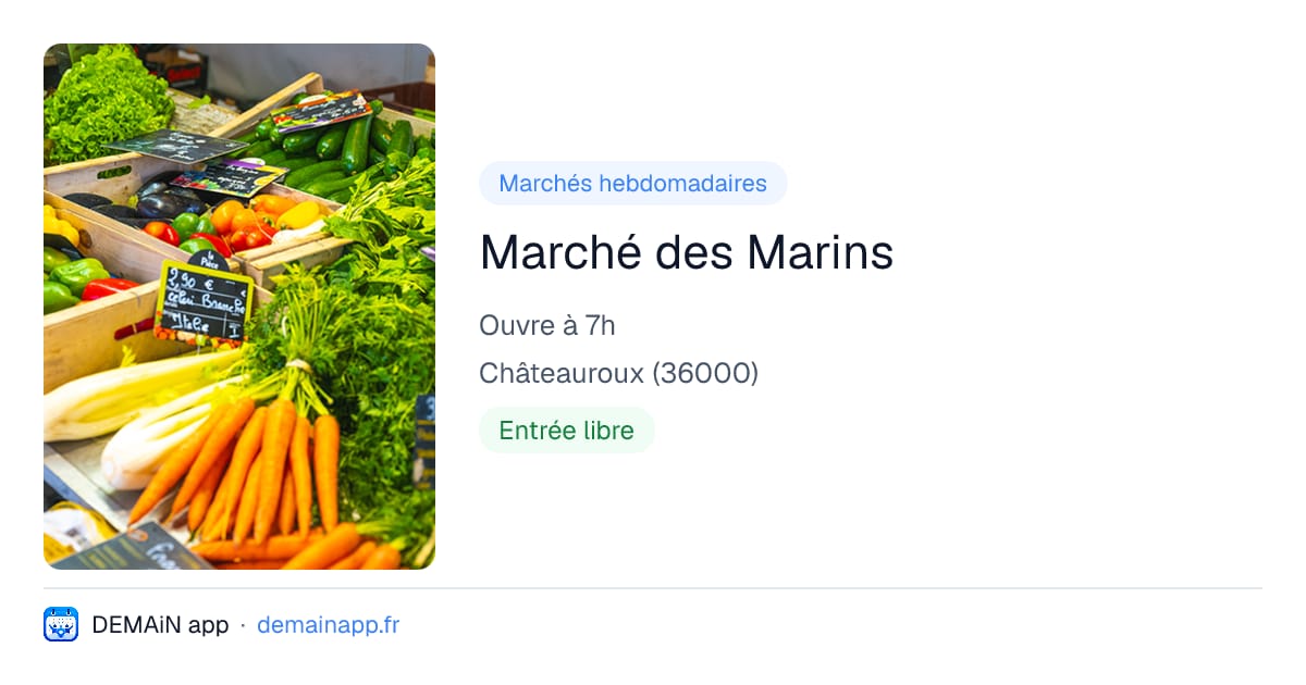 Marché des Marins — Châteauroux