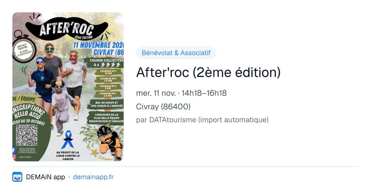 After'roc (2ème édition) — Civray