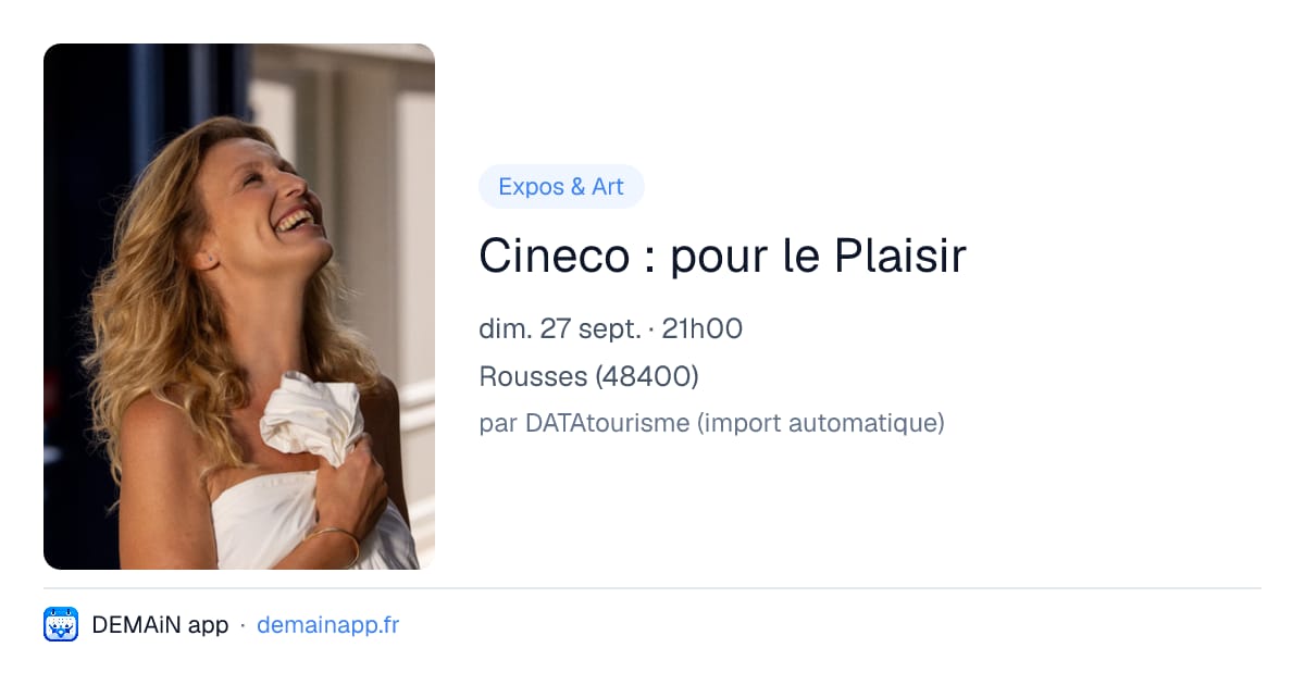 Cineco : pour le Plaisir — Rousses
