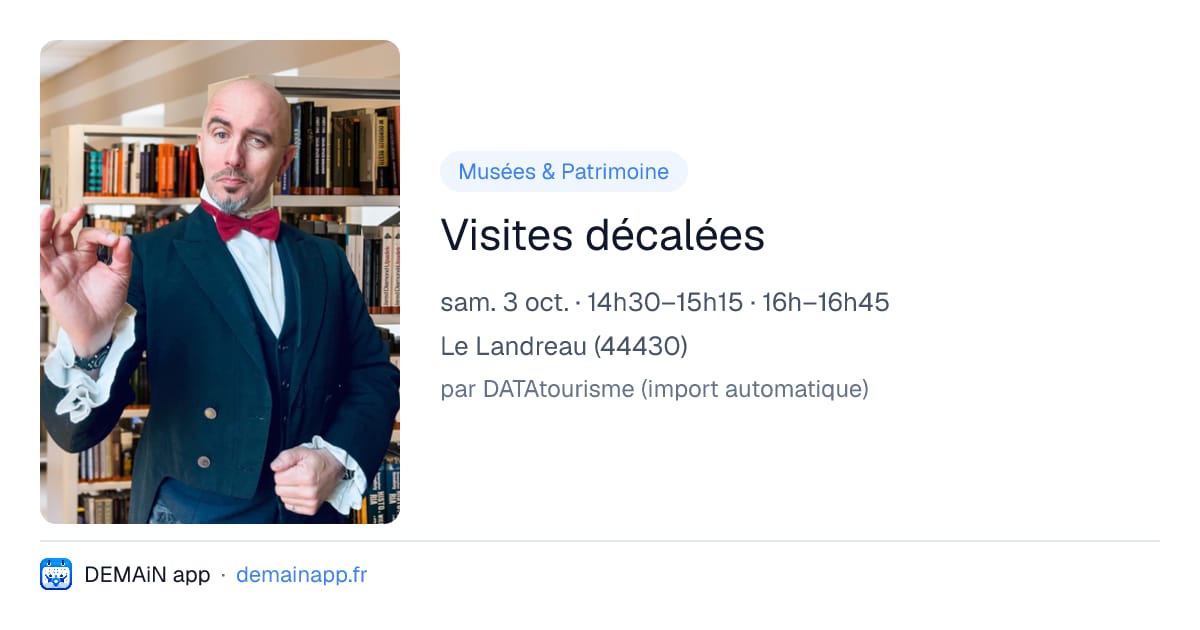 Visites décalées — Le Landreau