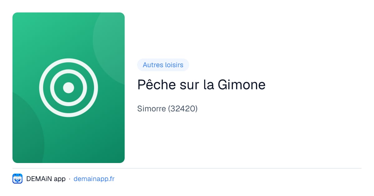 Pêche sur la Gimone — Simorre