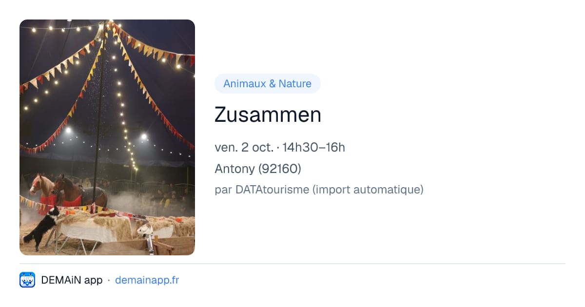 Zusammen — Antony