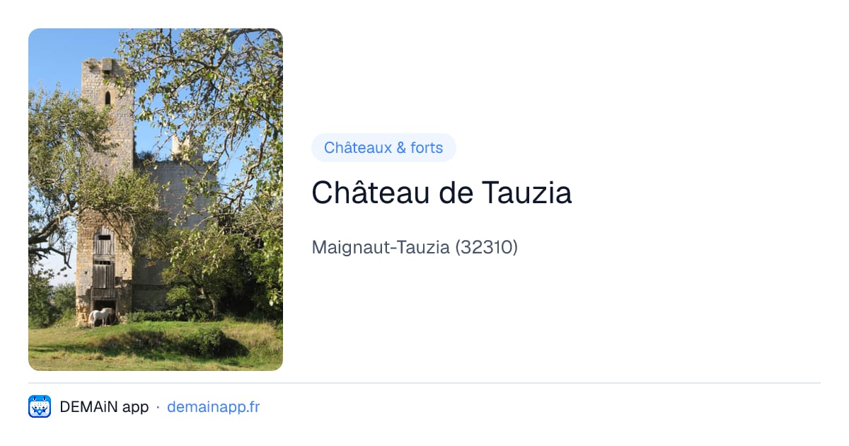 Château de Tauzia — Maignaut-Tauzia