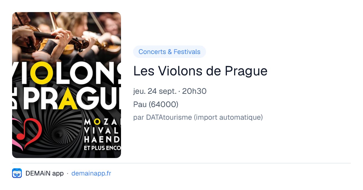 Les Violons de Prague — Pau