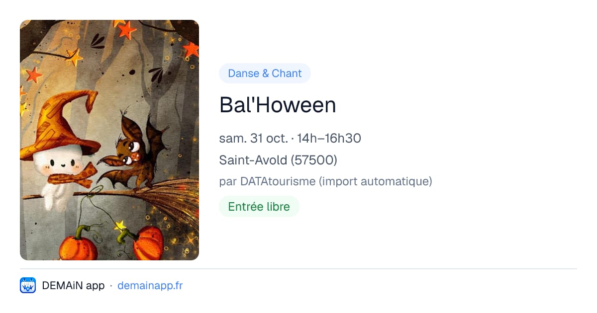 Bal'Hoween — Saint-Avold