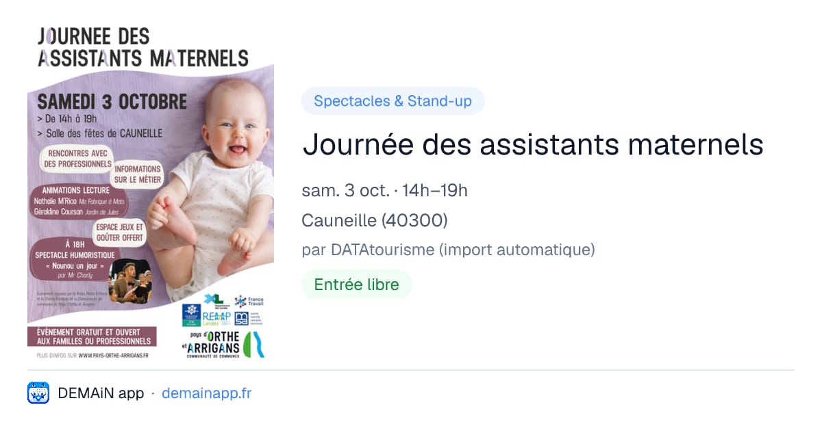 Journée des assistants maternels — Cauneille