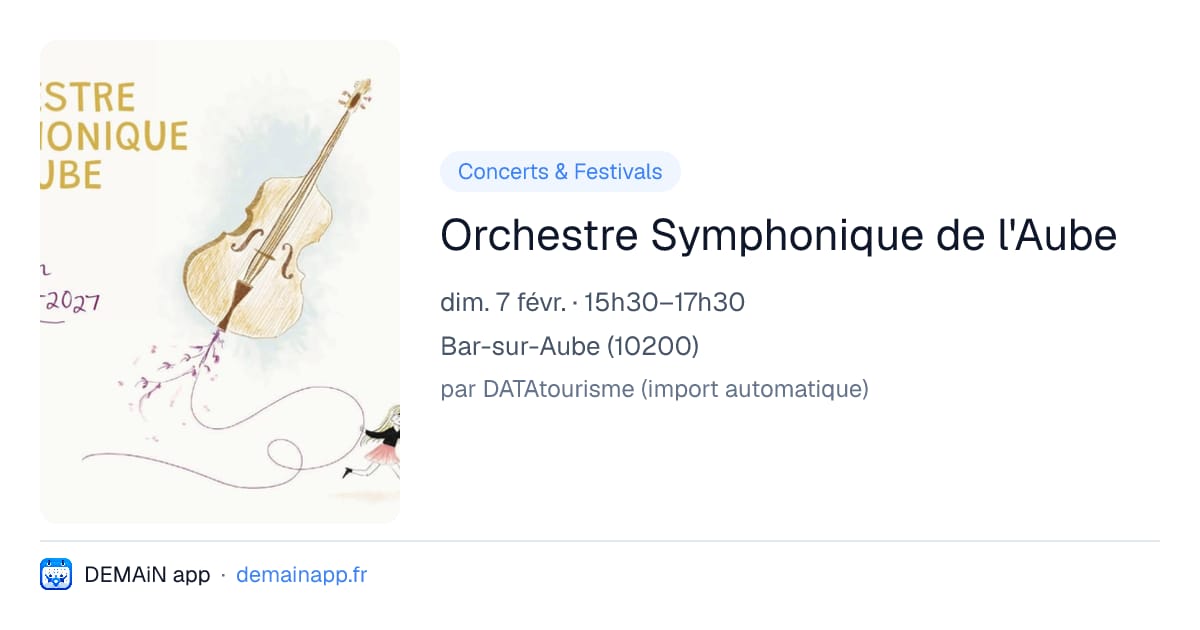 Orchestre Symphonique de l'Aube — Bar-sur-Aube