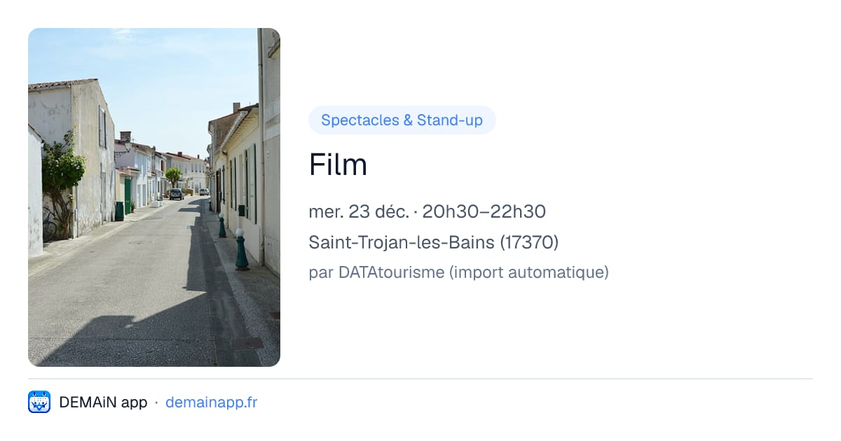 Film — Saint-Trojan-les-Bains