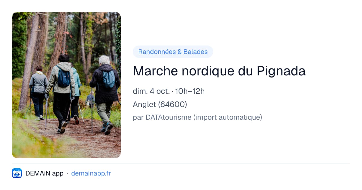Marche nordique du Pignada — Anglet