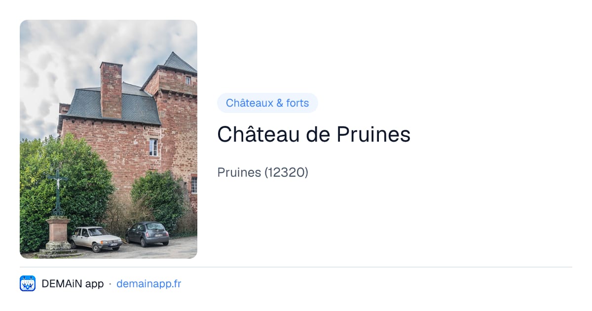 Château de Pruines — Pruines