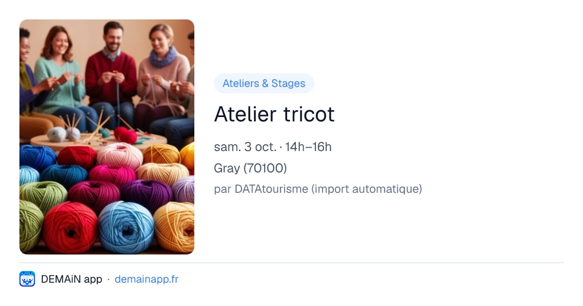 Atelier tricot — Gray