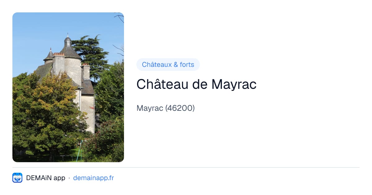 Château de Mayrac — Mayrac