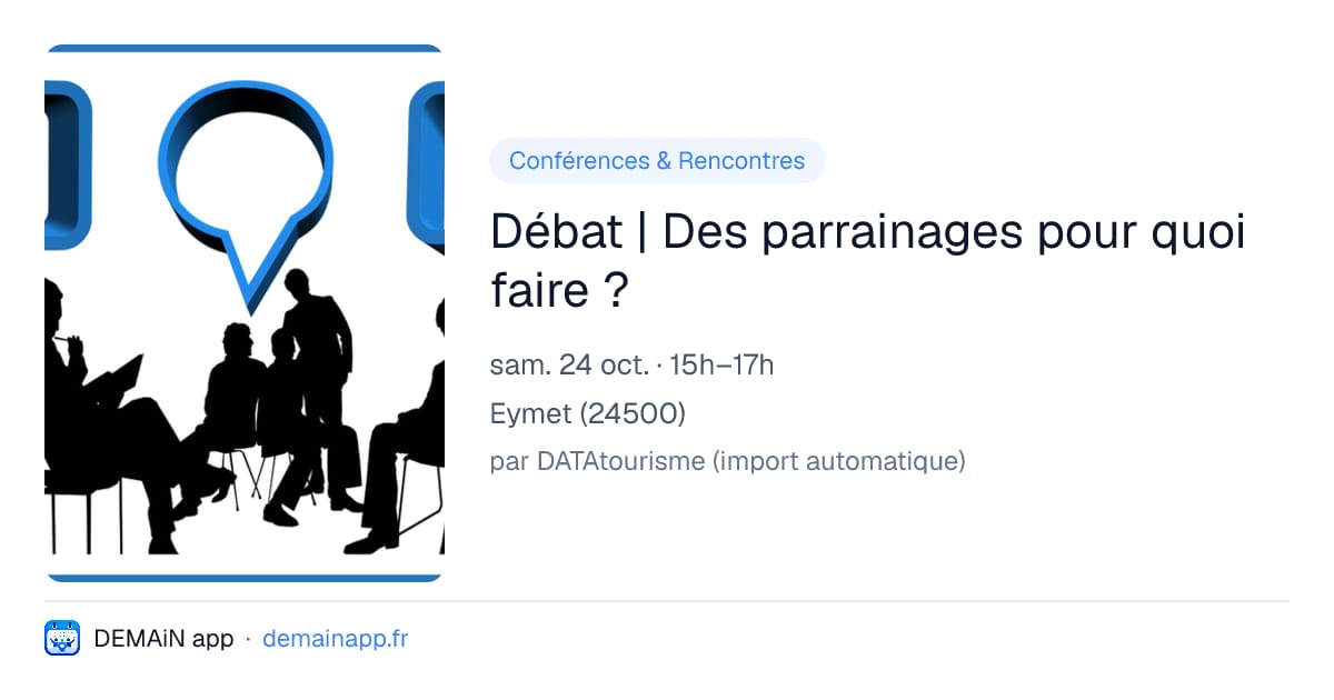 Débat | Des parrainages pour quoi faire ? — Eymet