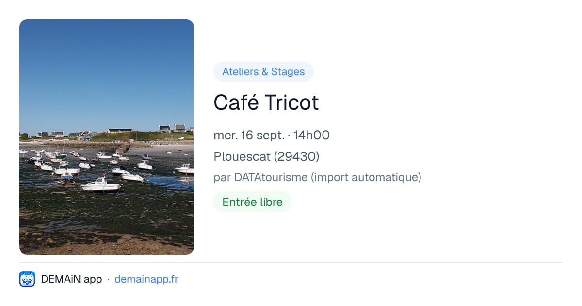 Café Tricot — Plouescat