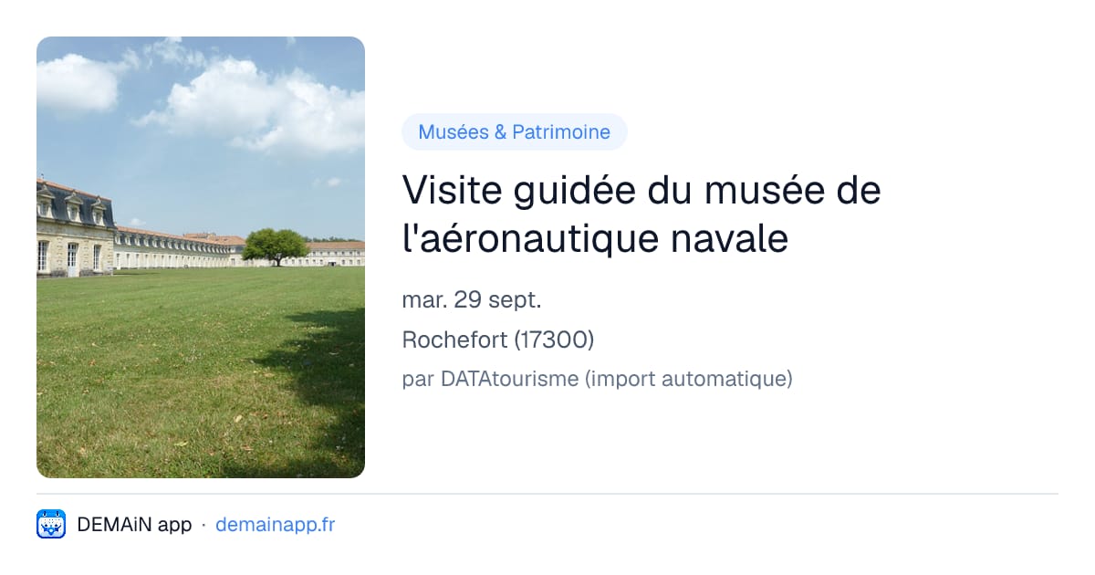 Visite guidée du musée de l'aéronautique navale — Rochefort