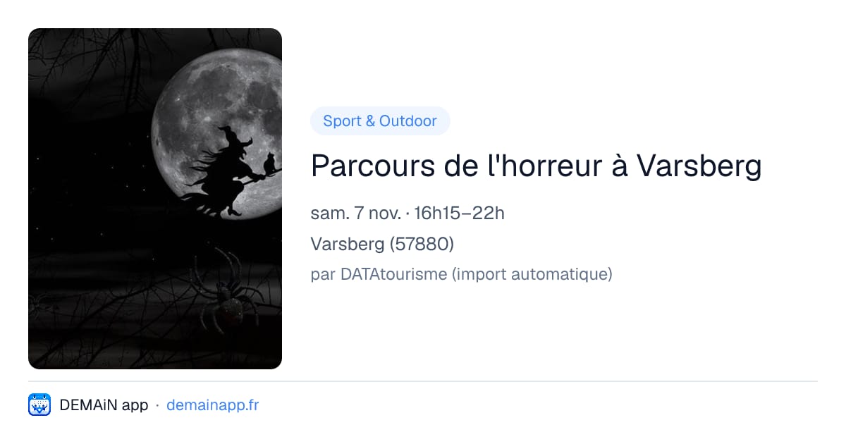 Parcours de l'horreur à Varsberg — Varsberg